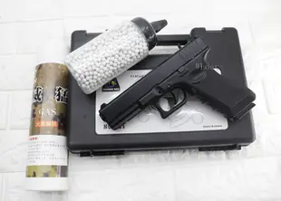 [01] BELL G17 GLOCK 手槍 瓦斯槍 + 0.2g BB彈 + 12kg威猛瓦斯 (BB槍BB彈玩具槍