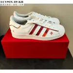 ADIDAS SUPERSTAR 男女鞋潮流 白紅 新年限定 貝殼頭 運動 休閒 GX8839