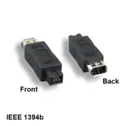 Kentek IEEE1394b Firewire 9Pin Male to 6Pin Female Connector for PC iLINK DV SUN