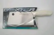 Dexter Russell S5387PCP SANI-SAFE® 7" Cleaver w/ White Handle, High Carbon Steel