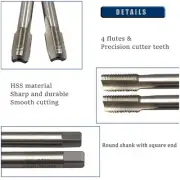 Professional 3416 UNF Tap and Die Set for Thread Maintenance and Creation