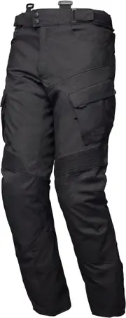 Modeka Lucano, textile pants waterproof , color: Black , size: Short XL