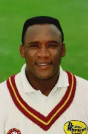 Devon Malcolm Northamptonshire CCC Old Player Cricket Photo