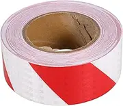 TEMPNAP 1Roll Reflective Tape Retro Reflective Automotive Strip High Visibility Driveway Warning for Roads Vehicles and Construction Sites
