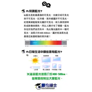 【藍光博士】42吋 50吋 55吋 65吋 頂級抗藍光液晶螢幕護目鏡 電視螢幕護目 (橘色款)眼科教授推薦 台灣製造