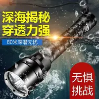 在飛比找Yahoo!奇摩拍賣優惠-廠家批發深海潛水夜潛海底捕魚燈照海參超亮LED強光手電筒~特