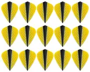 5 New Sets Harrows Quantum X Kite Dart Flights - Ships w/ Tracking - Yellow