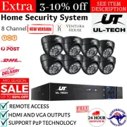 UL-tech CCTV Camera Home Security System 8CH DVR 1080P with Mobile Connectivity