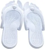 1Pair Travel Portable Folding Slippers for Men and Women Non Skid Sandals Lightweight Beach for Swimming and Shower