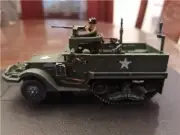 3R US M3A1 half-track armored vehicle 1/72 ABS Tank Pre-builded Model