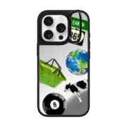 iPhone 16 Pro Mirror Ring Stand Case MagSafe Compatible Earth 365