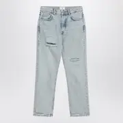 [ANINE BING] Kate Straight-leg Bleached Blue Jeans 29 Light blue