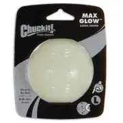 Chuckit Dog Rubber Dog Large Tennis Ball Sized Toy - Fetch Max Glow Ball Large