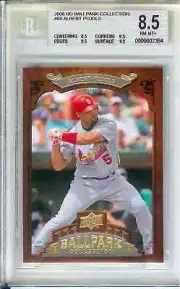2008 UD Ballpark Collection #88 Albert Pujols 8.5 NM-MT