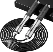 Jump Rope Adjustable Speed Jump Rope Fitness Skipping Workout for Men and Women Jumping Ropes Boxing Training Exercise