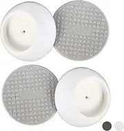 Baby Gate Guru Small Wall Protector 4 Pack - White - Cup Pads to Guard Your Walls from Pressure Mounted Baby Gates, Pet Gates, Safety Gates, Shower Curtain Rods, and More (4 Pack, White)