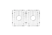 Meir Lavello Protection Grid for MKSP-D1160440D (2pcs) Stainless Steel GRID-06