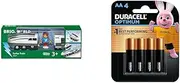 BRIO - Turbo Train 3 Pieces with Duracell Optimum AA Batteries (Pack of 4)