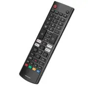 TV Remote for LG AKB76037605 ,Improved Infrared LG TV Remote Control, with Netflix, Prime Video,Raku Black