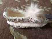 Claires Sequin Slippers, M/L, NEW, $14.99