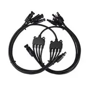 Renogy 4 To 1 Solar Branch Connectors MMMMF+FFFFM Pair - RNG-CNCT-MC4BC