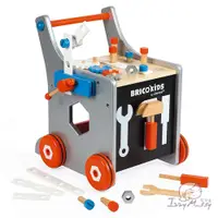 在飛比找蝦皮商城優惠-法國Janod小木匠創意玩-磁性工作車 小手操作玩具 手拉車