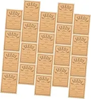 UTHCLO 100pcs Little Envelopes Seed Storage Envelopes Seed Packet Envelopes for Vegetable Collection Kraft Paper Coin Envelopes Self Seal Small Kraft Coin Packets
