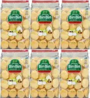 6 Pack FAMILY PACK Bin Bin Organic Rice Crackers, 19.9OZ Each
