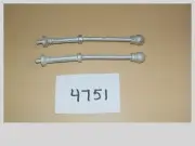 O Scale Pewter Metal Street Lights (2) Set Model Train Layout Accessory #4751