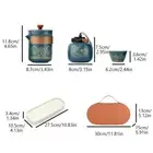 Portable Travel Kung Fu Tea Set Creative Ceramic Quick Tea Set Teapot Cup Se _SE