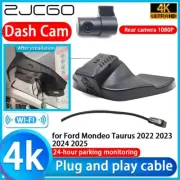 4K UHD 2160P Wifi DVR Dash Cam Camera for Ford Mondeo Taurus 2022 2023 2024 2025