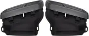 The four-outlet exhaust Tip is 14-16 years Compatible For Benz S-class modified S-class tail throat W222 stainless steel(Black)