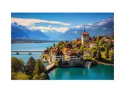 Switzerland Artwork Canvas Print