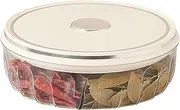 Condiment Tray with Lid,Seasoning Organizer Storage Box with Clear Lid | Multi-Functional Seasoning Containers with Handle for Storing Seasonings, Candies, Trinkets