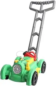 Kids Lawn Mower Bubble Machine - Upgrade Bubble Blower with Light and Sound - Summer Outdoor Back-Yard Toys, Atmosphere Maker Automatic Bubble Maker Wedding Favors