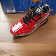 Hot Wheels-REEBOK Kids Classic Lather Race Car Step N Flash Shoe Sz 1 Free Car