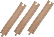 HOMOBABE 3Pcs Wooden Train Track Accessories for Creative Play Educational Props for Simulation Model with DIY Assemble Design for Train Layouts