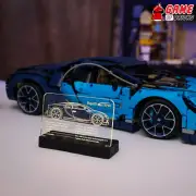 Game of Bricks LED Nameplate for LEGO® Bugatti Chiron 42083