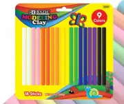 5PK Bazic of 18 Clay Sticks Modelling Dough Polymer Kids Play Doh Craft Toys