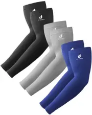 Arm Sleeves for Men Women Kids 3 Pairs, Compression Sleeve Cover Arms, Tattoo...