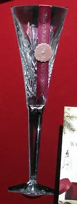 WATERFORD CRYSTAL 1ST ED 12 DAYS OF CHRISTMAS FLUTE PARTRIDGE IN A PEAR TREE NIB