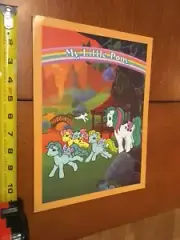 1986 My Little Pony Hasbro Vintage Folder Ponies Trapper Keeper G1