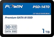 PSD-14T0 Premium SATA III SSD, 2.5 inch, 1TB, 3D NAND Flash