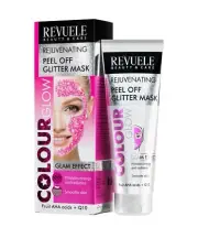 REVUELE COLOR GLOW GLAM EFFECTsmoothing peel off face mask, 80 ml