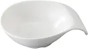 Fukui Craft 75006390 Melamine 119 Hand Rim Small Bowl, White Gloss