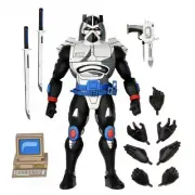 NECA TMNT Teenage Mutant Ninja Turtles Ultimate Action Figure Chrome Dome 25 cm
