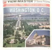 WASHINGTON D.C. 3d View-Master 3 Reel Packet NEW SEALED