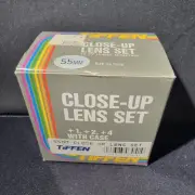 Tiffen 55mm Close-Up Camera Filter Lens Set of 3 with Case (+1, +2, +4)