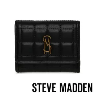 【STEVE MADDEN】BYUMA 格紋信封短夾(黑色)