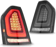 LED Taillights Compatible With Chrysler 300 2011-2014 Brake Driving Reversing Lamp(SMOKE)